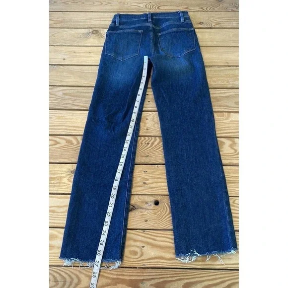 Frame Le High Straight Jeans Size 24 Women’s Blue - Picture 8 of 10